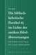 Die biblisch-hebraische Partikel     im Lichte der antiken Bibelubersetzungen - Unter besonderer Berucksichtigung ihrer...