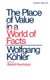 The Place of Value in a World of Facts (Paperback): Wolfgang Kohler