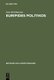 Euripides Politikos - Recht Und Rache in 'Orestes' Und 'Bakchen' (German, Hardcover, 1. Aufl. Reprint...