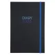 2026 A5 Diary - Daily Planner - Blue & Navy (Paperback): 