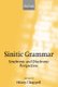 Sinitic Grammar - Synchronic and Diachronic Perspectives (Hardcover): Hilary Chappell