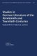 Studies in German Literature of the Nineteenth and Twentieth Centuries - Festschrift for Frederic E. Coenen (Paperback):...