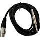 Raz Tech 6.35mm Male Mono Jack to 3 Pin XLR Microphone Female Patch -5meter: 