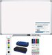 SDS Magnetic Whiteboard Bundle - 600mm x 900mm White Board: 