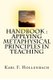 HANDBOOK Applying Metaphysical Principles In Teaching (Paperback): Karl F Hollenbach