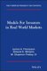 Models for Investors in Real World Markets (Hardcover): Jr Thompson