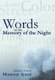 Words in the Memory of the Night - Selected Poems (Hardcover): Mansour Ajami