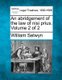 An abridgement of the law of nisi prius. Volume 2 of 2 (Paperback): William Selwyn