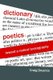 Dictionary Poetics - Toward a Radical Lexicography (Hardcover): Craig Dworkin