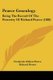 Pearce Genealogy - Being The Record Of The Posterity Of Richard Pearce (1888) (Paperback): Frederick Clifton Pierce