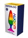 Wooomy Hiperloo Silicone Plug - Rainbow - (Large): 
