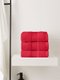 Plush 450GSM 30x50cms Guest Towels - Racing Red - 03 Pc Pack: 