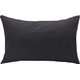 Simply Sleep - Everyday Collection Pillow Cover Set - 90GSM - Jet Black - Euro Continental - 01 Pc Pack: 