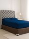 Simply Sleep - Everyday Collection Fitted Sheet - 90GSM - Pageant Blue - Single  - 06 Pc Pack: 