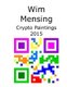 Wim Mensing Crypto Paintings 2015 (Paperback): Wim Mensing