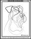 MINIATURE SCHNAUZERS Set-of-12 (8" x 10") Gallery Wall Art Decor Pen & Ink Black Line Prints - Handmade Minimalist Classic...