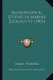 Microscopical Studies in Marine Zoology V1 (1901) (Paperback): James Hornell