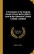 A Catalogue of the English Books Printed Before MDCI, now in the Library of Trinity College, Cambrid (Hardcover): Robert S....