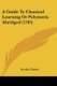 A Guide To Classical Learning Or Polymetis Abridged (1765) (Paperback): Nicolas Tindal