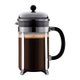Bodum Chambord Coffee Maker (12 Cup)(Black, Clear and Silver): 