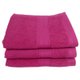 Plush 450 Guest Towel (3Pc Pack) 030x050cms 450GSM - Fuschia: 