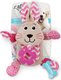 AFP Little Buddy Comforting Bunny Dog Toy (Pink): 