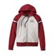 Women's Special Liberty Zip Front Hoodie - Colorblocked - Winery - XL: 