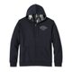 Men's Bar & Shield Plaid Lined Zip-Up Hoodie - 3XL: 