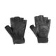 Women's Bar & Shield Fingerless Leather Glove - S: 