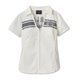 Women's Champion Club Zip Front Shirt - Cloud Dancer - M: 