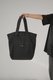 Canvas Tote Bag (Black): 