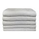 Bunty Plush 100% Cotton Bath Sheet (Optical White)(Pack of 5)(450gsm)(90 x 150cm): 