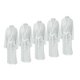 Bunty Plush 100% Cotton Shawl-Collar Terry Bathrobe (Optical White)(Pack of 5)(450gsm): 