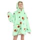 Iconix Kids Oversized Plush Hooded Blanket (Avocado): 