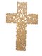 Handcrafted Christian Word Art Wall Cross, Wooden (250mmx16mm): 