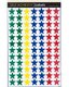 Tower Star Stickers - Mixed Colours (5 Sheets) - 420 Stickers - 420 Stickers: 