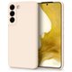 Chenshia Liquid Gel Full Coverage Silicone Cover- Samsung Galexy S22+ Case - Cream: 