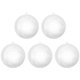 Chenshia Hollow Ornament Transparent Baubles (9cm) - Christmas Pack of 5: 