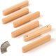 Chenshia Wooden Cabinet Pull Knobs Kit of 6 Drawer Handles with Screws-13cm: 