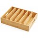 Chenshia Adjustable Dividers Bamboo Drawer Organizer Tray for Kitchen/Room: 