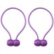 Chenshia Magnetic Curtain Clip Curtain Rope HoldersTieback - Bright Purple: 