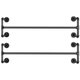 Chenshia High-Quality Industrial Pipe Clothes Rack Wall Mount - 100cm - 2pc: 