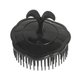Hair Shampoo Brush - Scalp Massager - Black: 
