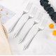 4PCS - Silver,Gold Plated Stainless Steel 304 Dinner Fork Set Table Forks Mirror Polished Dishwasher Safe For Home: 