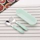 green,Fork and Spoon Set - Stainless Steel Creative Star Fork and Spoon Set - Perfect Choice for Dining and Training: 