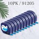 10PK Black on Blue,12mm,10PK for LT 91201 12267 91200 12mm Label Tapes 91202 91203 91204 91205 Compatible LetraTag LT100H...