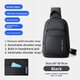 3011 black,Fashionable Large Capacity Diagonal Bag Men's Motorcycle Single Shoulder: 