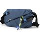 1812Pure blue/upgraded version with color lanyard,New Men's Large Capaci Crossbody Bag Menger Bag: 