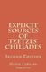 Explicit Sources of Tzetzes Chiliades - Second Edition (Paperback): Miguel Carvalho Abrantes