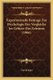 Experimentelle Beitrage Zur Psychologie Des Vergleichs Im Gebiete Des Zeitsinns (1906) (German, Paperback): David Katz